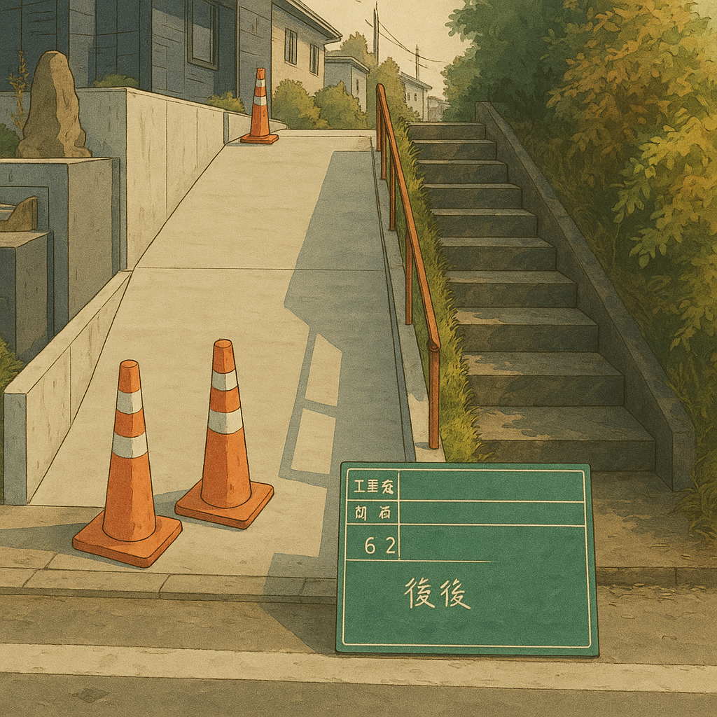 F市　狭あい道路拡幅整備工事①